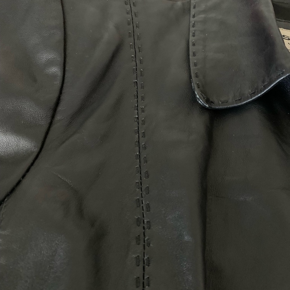 Sonoma Men's Black Leather Jacket - Picture 11 of 11